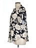 Unbranded 100% Polyester Floral Gray Short Sleeve Blouse Size L - photo 5