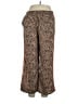 BB Dakota 100% Polyester Animal Print Brown Casual Pants Size XL - photo 1