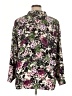 J.Jill 100% Polyester Floral Purple Long Sleeve Blouse Size XL Petite - photo 2