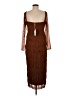 Self-Portrait Brown Tan Cocktail Dress Size 8 - photo 2