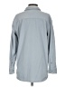 MWL by Madewell 100% Polyester Solid Blue Long Sleeve Blouse Size XXS - photo 2