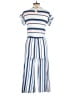One Step Up Stripes Blue Jumpsuit Size M - photo 2
