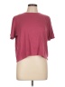 All Points by Reference Burgundy Short Sleeve Top Size L - photo 1