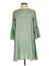 Zara Basic Solid Green Casual Dress Size XS - photo 1