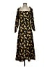 o.p.t 100% Polyester Yellow Casual Dress Size 4 - photo 1