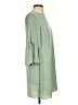 Zara Basic Solid Green Casual Dress Size XS - photo 4