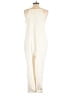 Sincerely Jules Solid Ivory Jumpsuit Size M - photo 2