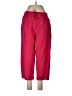 Basic Editions 100% Cotton Red Casual Pants Size L - photo 1