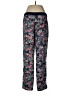 Elevenses 100% Polyester Floral Blue Casual Pants Size 6 - photo 2