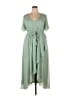 Assorted Brands 100% Polyester Green Casual Dress Size 18 - photo 1