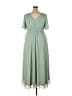 Assorted Brands 100% Polyester Green Casual Dress Size 18 - photo 2