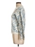 Tahari Floral Blue Pullover Sweater Size L - photo 5