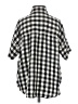 Madewell 100% Viscose Checkered-gingham Black Short Sleeve Blouse Size XS - photo 2