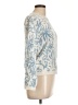 Tahari Floral Blue Pullover Sweater Size L - photo 4