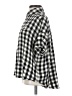 Madewell 100% Viscose Checkered-gingham Black Short Sleeve Blouse Size XS - photo 5
