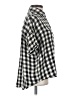 Madewell 100% Viscose Checkered-gingham Black Short Sleeve Blouse Size XS - photo 4