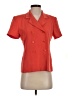 Jones New York 100% Silk Red Blouse Size 4 Petite - photo 1