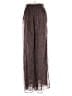 H&M 100% Polyester Animal Print Brown Casual Pants Size 2 - photo 2