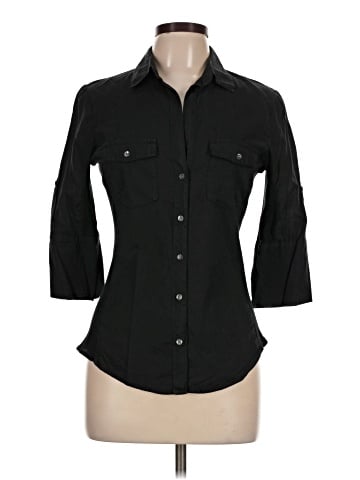 James Perse 3/4 Sleeve Button-Down Shirt (view 1)