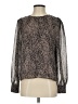 Evereve Brown Long Sleeve Blouse Size S - photo 1