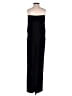 Ann Taylor LOFT 100% Polyester Solid Black Jumpsuit Size XXS - photo 2