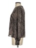 Evereve Brown Long Sleeve Blouse Size S - photo 5