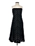 Ann Taylor Chevron-herringbone Black Cocktail Dress Size 0 - photo 1