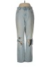 Zara Hearts Blue Jeans Size 6 - photo 1