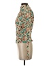 Left Coast by Dolan Teal Long Sleeve Blouse Size S - photo 5