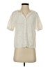 Shein Ivory Short Sleeve Blouse Size 2 - photo 1