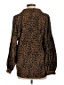 Jodifl Animal Print Brown Long Sleeve Blouse Size 12 (estimated) - photo 2