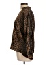 Jodifl Animal Print Brown Long Sleeve Blouse Size 12 (estimated) - photo 5