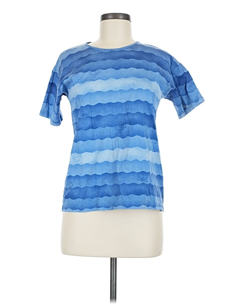 Pre-owned Loewe Short Sleeve T-shirt In Blue