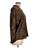 Jodifl Animal Print Brown Long Sleeve Blouse Size 12 (estimated) - photo 4