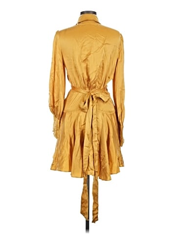 Zimmermann Silk Wrap Mini Dress (view 2)