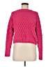Kendall & Kylie 100% Polyester Solid Pink Pullover Sweater Size M - photo 1