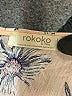 Rokoko 100% Rayon Floral Pink Romper Size L - photo 4