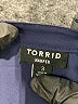 Torrid 100% Polyester Blue 3/4 Sleeve Blouse Size 3X Plus (3) - photo 7
