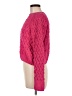 Kendall & Kylie 100% Polyester Solid Pink Pullover Sweater Size M - photo 5