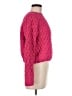 Kendall & Kylie 100% Polyester Solid Pink Pullover Sweater Size M - photo 4