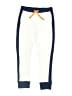 Crewcuts 100% Cotton Color Block White Track Pants Size 7 - photo 1