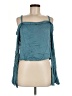 Don't Ask Why 100% Viscose Teal Sleeveless Blouse One size - photo 1