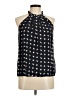 Cynthia Rowley 100% Silk Black Sleeveless Silk Top Size M - photo 1