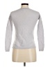 Barneys New York 100% Cashmere Silver Cashmere Pullover Sweater Size M - photo 2
