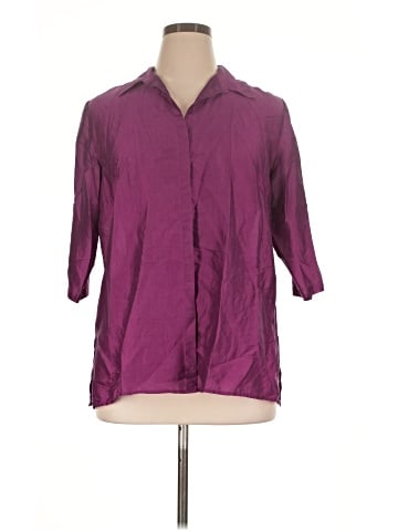Venezia 3/4 Sleeve Button-Down Shirt (view 1)