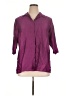 Venezia Purple 3/4 Sleeve Button-Down Shirt Size 14 - 16 Plus - photo 1