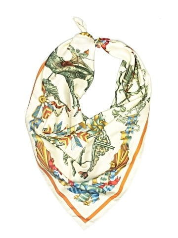 Hermès Vintage Silk "Les Girouettes" 90cm Scarf (view 1)