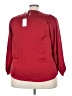 Flawless 100% Polyester Burgundy 3/4 Sleeve Top Size 3X - photo 2
