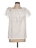 Josefinas Ivory Short Sleeve Blouse Size L - photo 1
