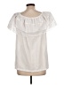 Josefinas Ivory Short Sleeve Blouse Size L - photo 2